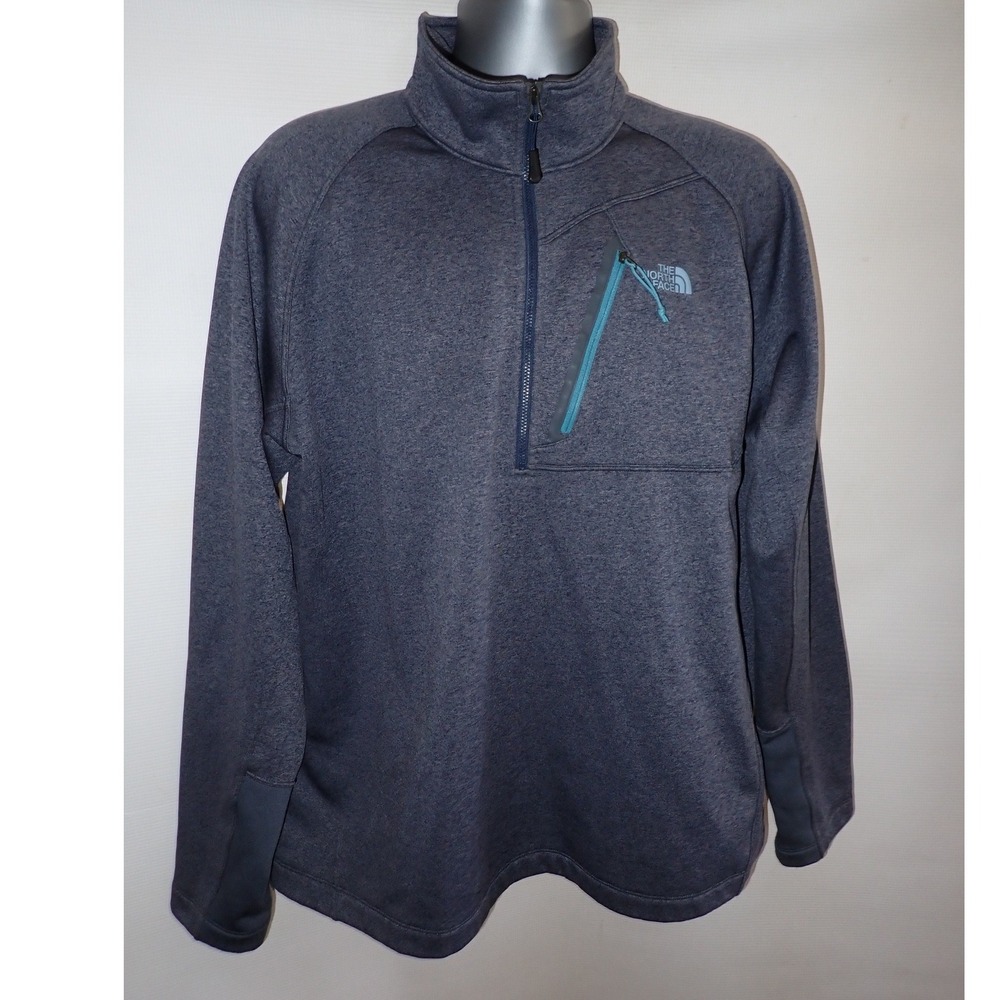 The North Face Men 1/4 Zip Fleece Pullover Gray XL Sweatshirt Gorpcore Hike